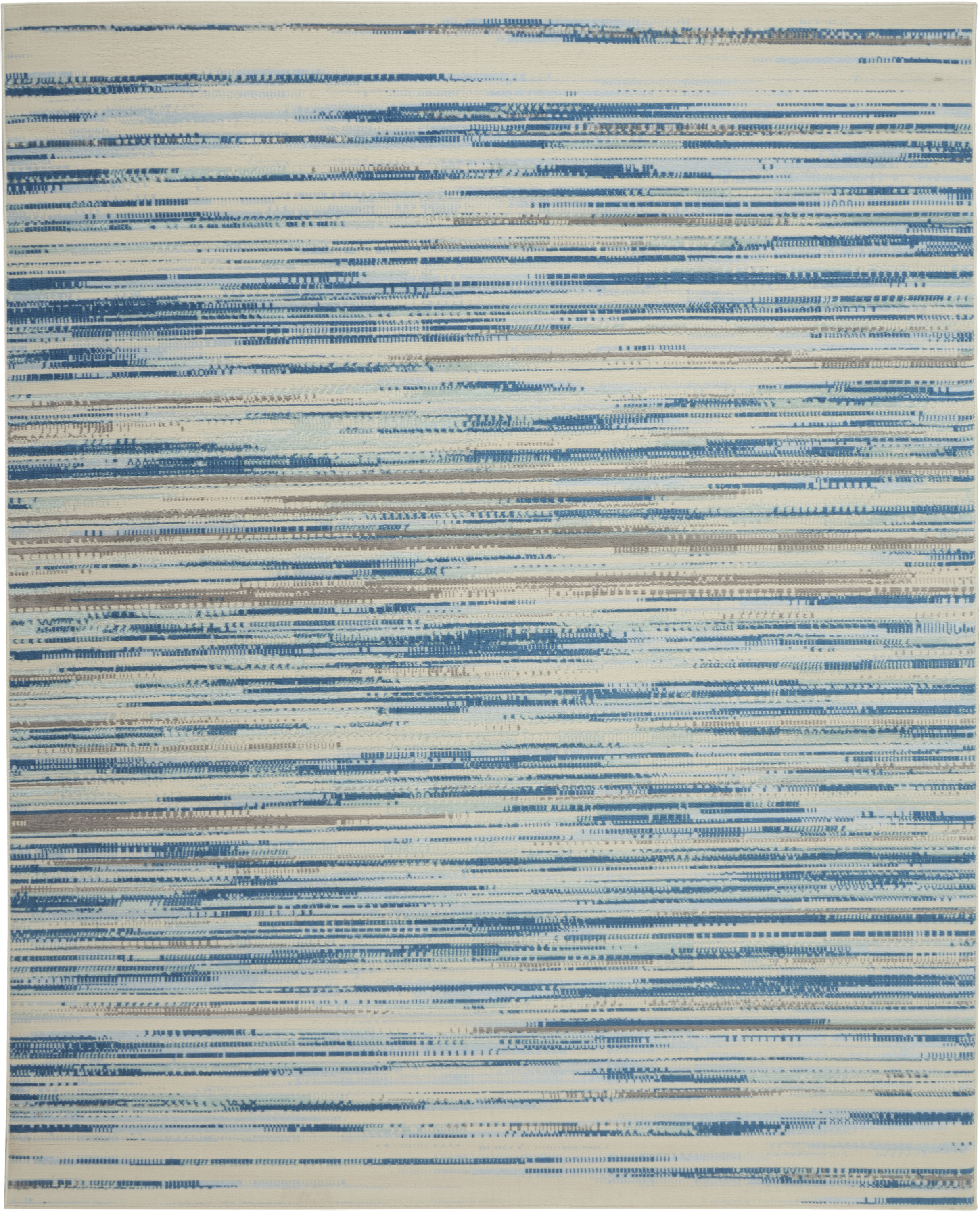 Nourison Jubilant 8'6" x 12' Blue Modern Indoor Rug