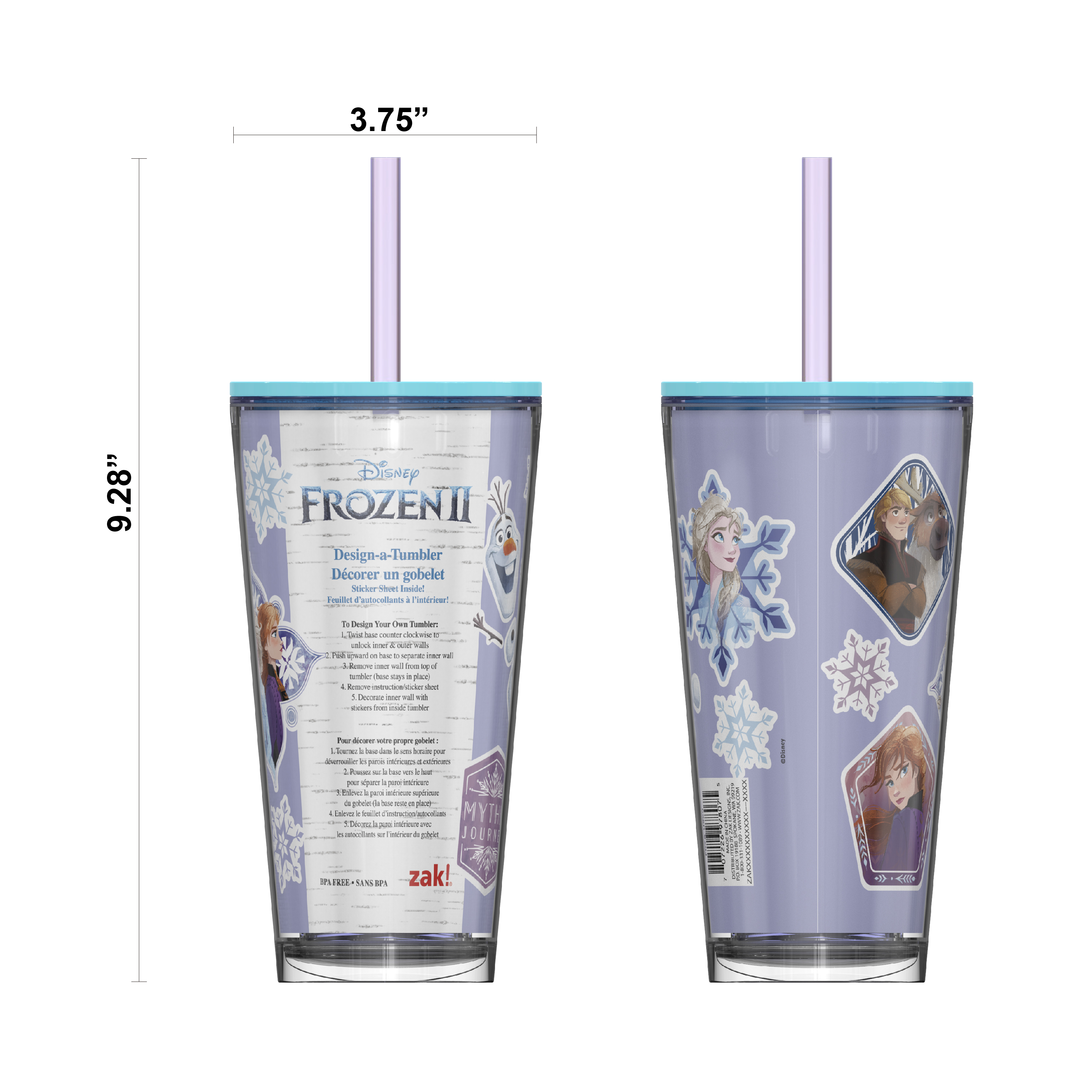 Disney Frozen 2 Movie Kid’s Tumbler, Anna, Elsa and Friends, 2-piece set slideshow image 2 Disney Frozen 2 Movie Kid’s Tumbler, Anna, Elsa and Friends, 2-piece set slideshow image 2