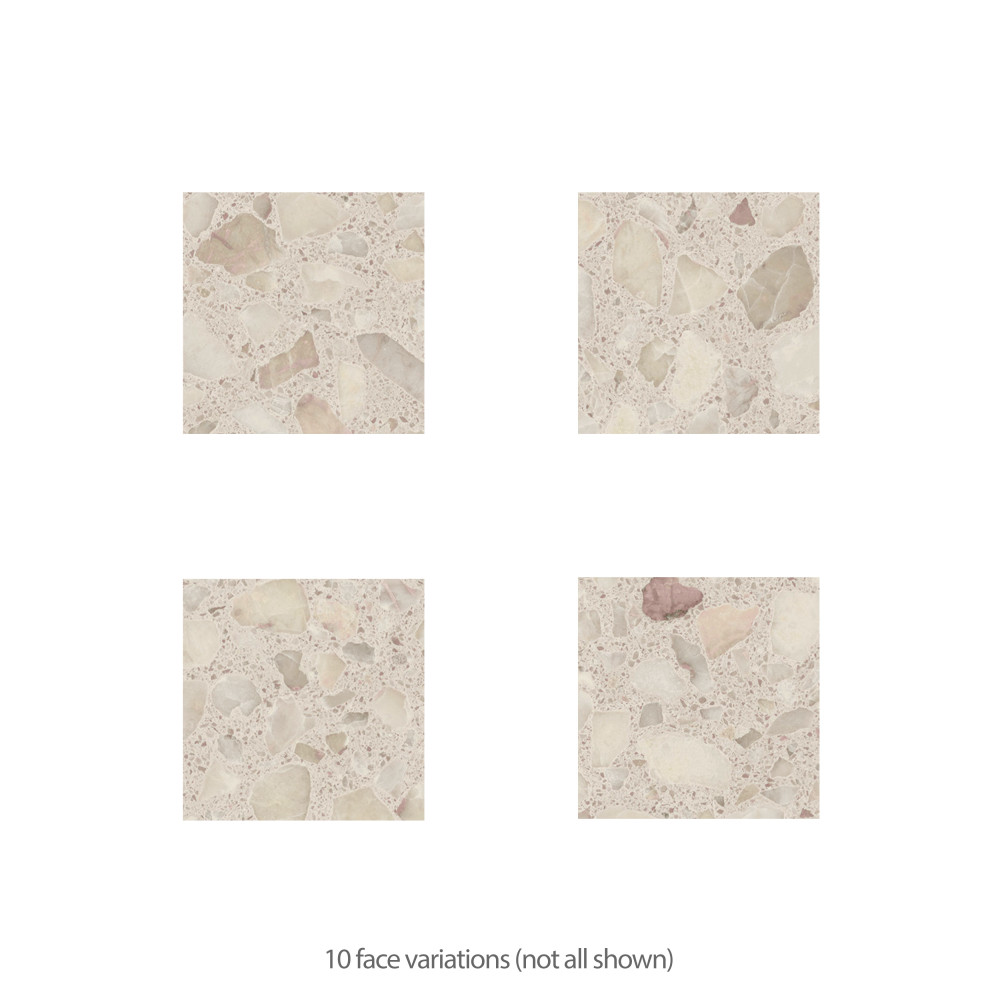 Riviera Taco Beige 1-5/8 in. x 1-5/8 in. Porcelain Floor and Wall Tile