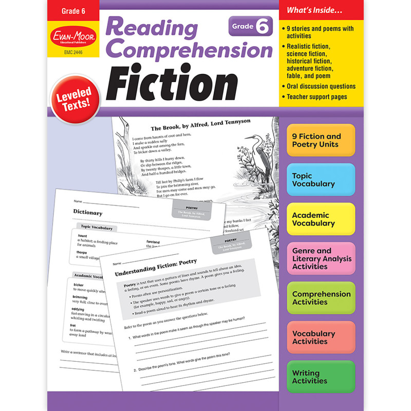 Reading Comprehension: Fiction, Grade 6