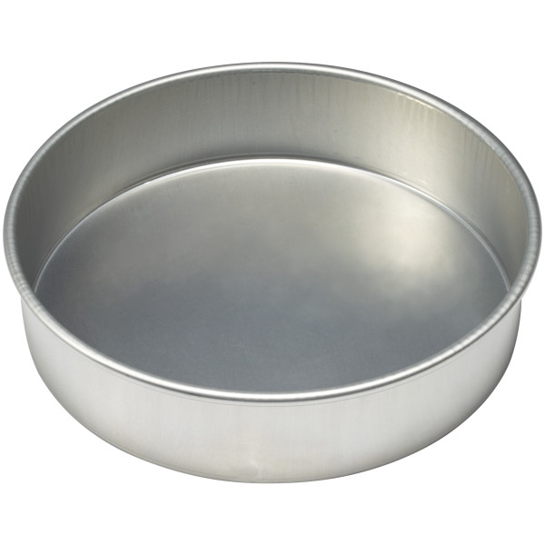 16 Gauge Round Aluminum 12"W x 3"H Pan