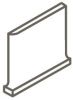 Baseline Ice 3×6 Flat Top Cove Base Corner Right Glossy
