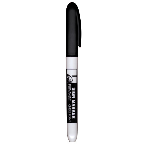 Black Chisel Tip Marker