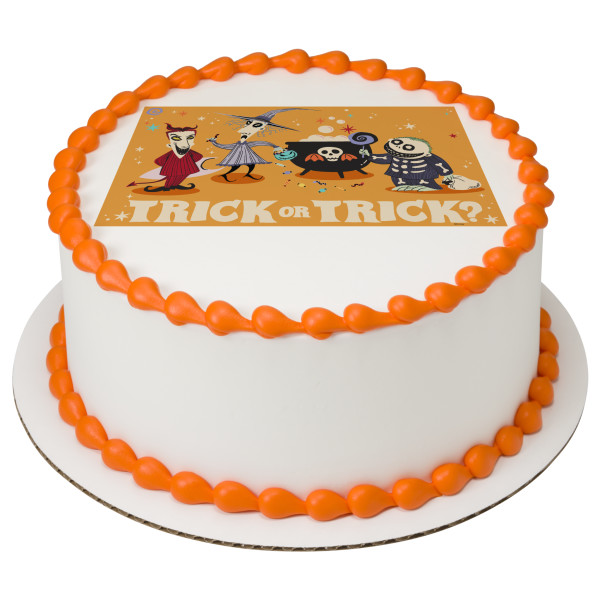 Disney Tim Burton's The Nightmare Before Christmas Trick or Trick? PhotoCake® Edible Image®