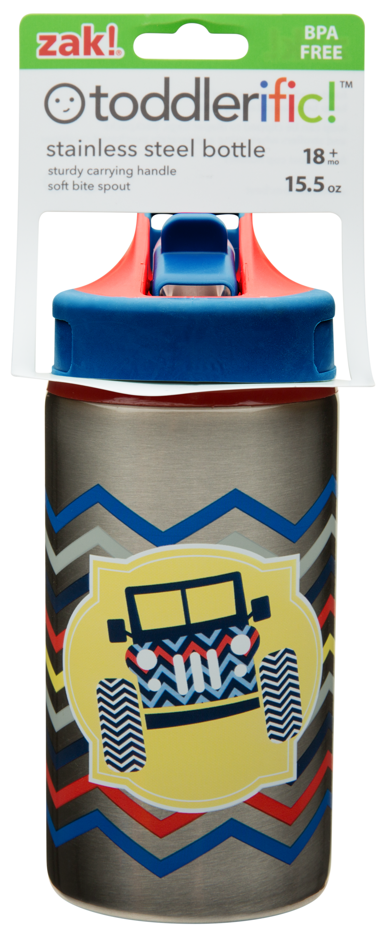 Toddlerific 15.5 ounce Water Bottle, 4x4 Trucks slideshow image 6 Toddlerific 15.5 ounce Water Bottle, 4x4 Trucks slideshow image 6