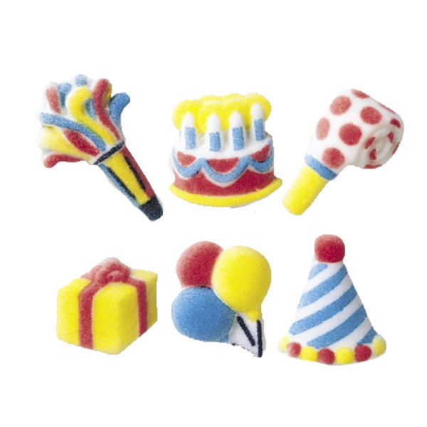 Mini Birthday Assortment Dec-Ons® Decorations