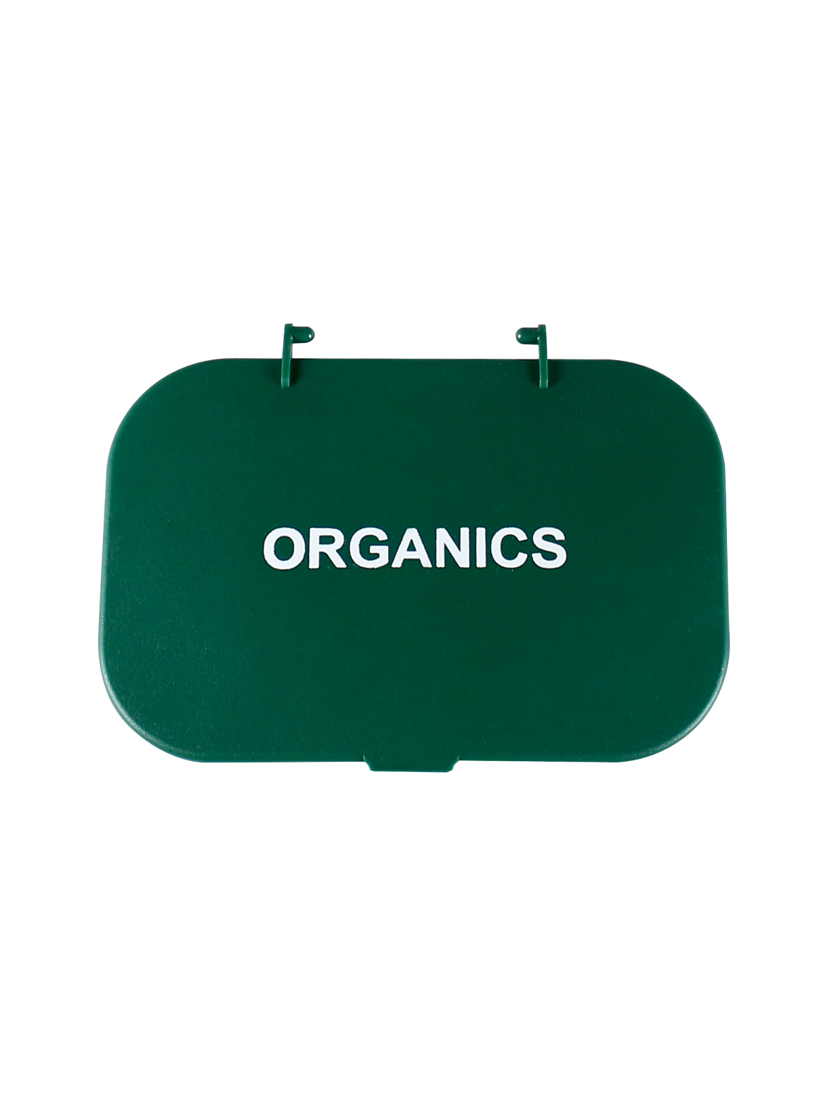 HANGING WASTE BASKET – Lid – Organics – Solid Lift – Dark Green
