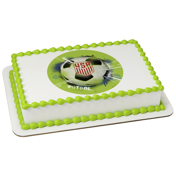U.S. Soccer Fútbol  PhotoCake® Edible Image®