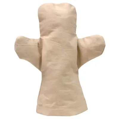 Creativity Street  Canvas Hand Puppets, Body,  9-1/2" x 9-1/2", 6 Count