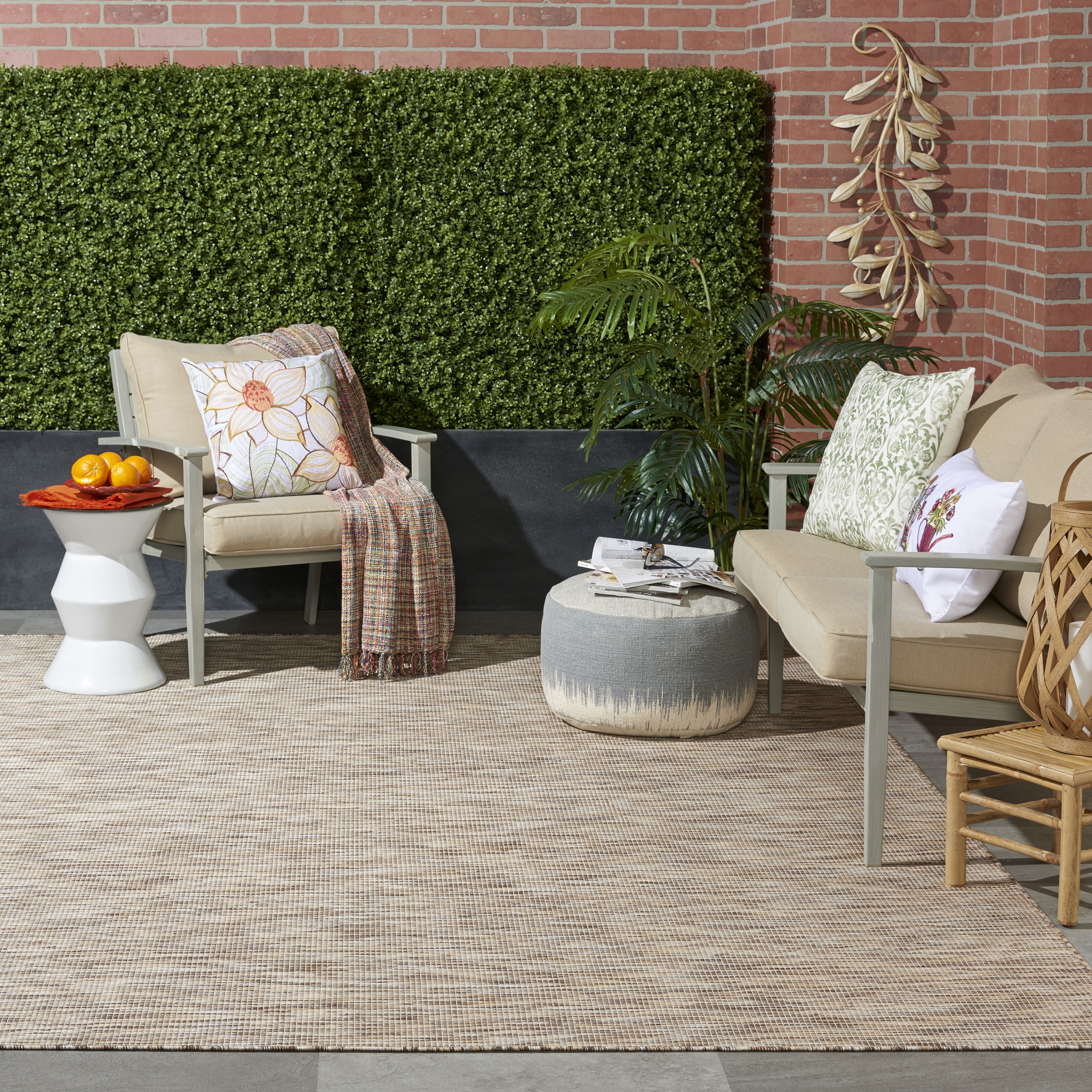 Nourison Positano 8' x 10' Beige Modern Rug