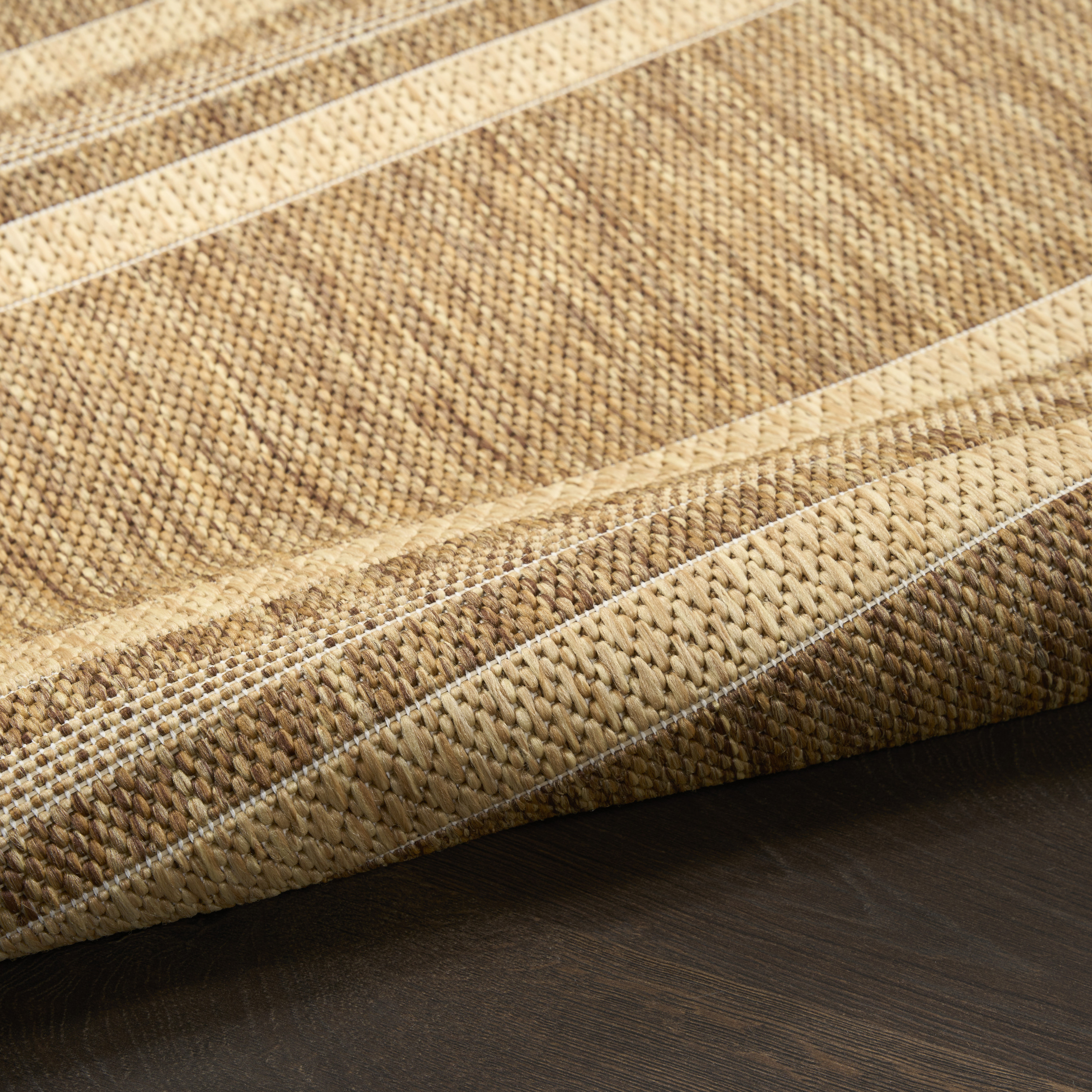 Nourison Horizon Indoor/Outdoor 9' x 12' Natural Modern Rug