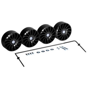 Rubbermaid Commercial, Bumper Kit for Full Size Housekeeping Carts, Black