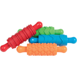 Paint and Clay Texture Rollers - Set of 4