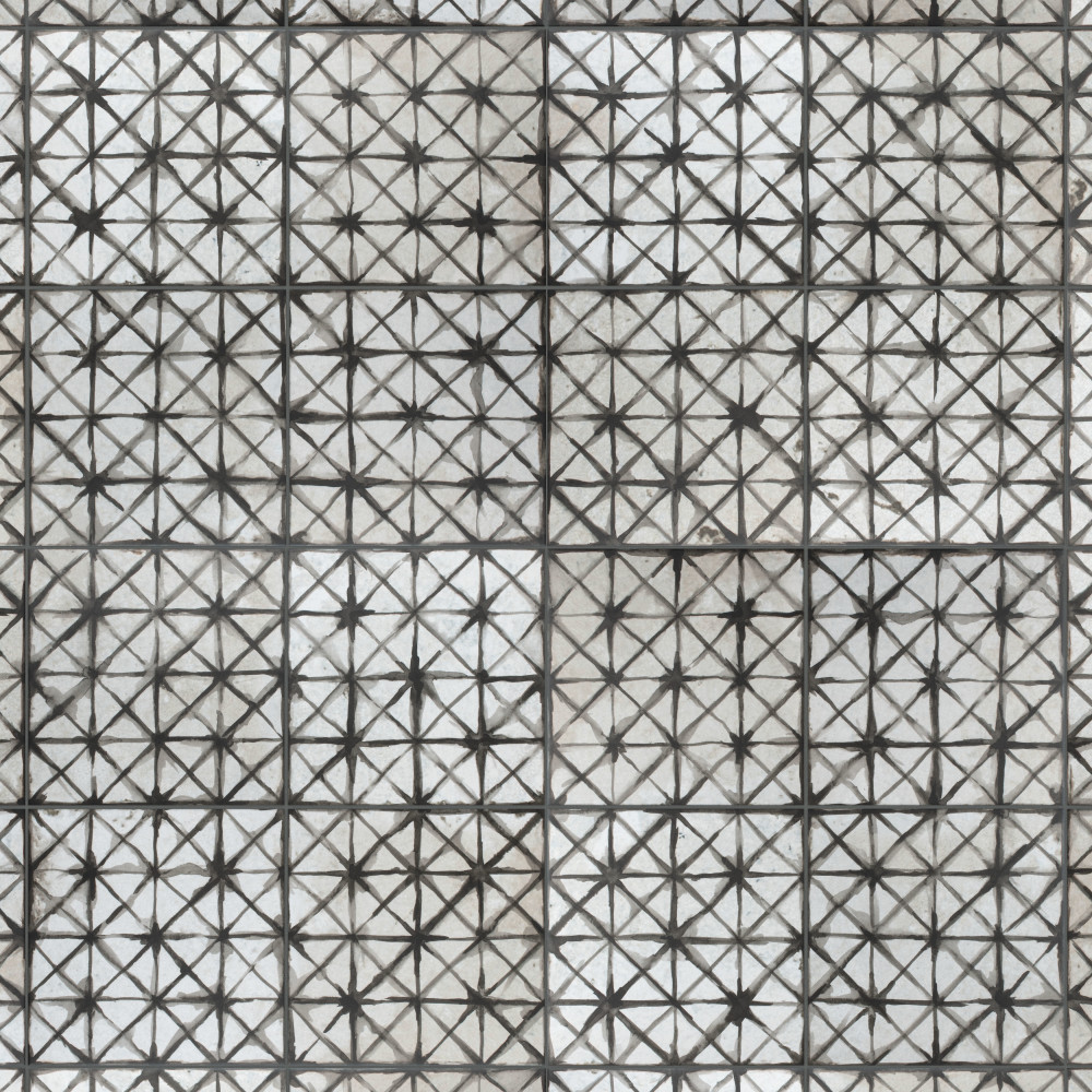 Kings Temple Nero 17-5/8 in. x 17-5/8 in. Ceramic Floor and Wall Tile