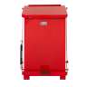 Rubbermaid Commercial, Defenders, 4 gal, Metal, Red, Square, Receptacle