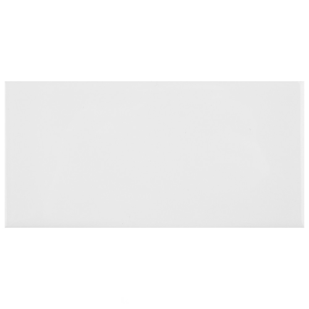 Park Slope Subway Glossy White 3 in. x 6 in. Ceramic Wall Tile