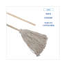 Boardwalk, Deck Cotton Cut-End Wet Mop Head with 1" Headband, #24, White