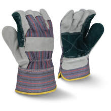 Radians RWG3200JP Regular Shoulder Gray Split Cowhide Leather Glove