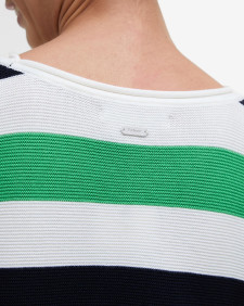 Marine Striped Crew Neck Jumper Multi Stripe