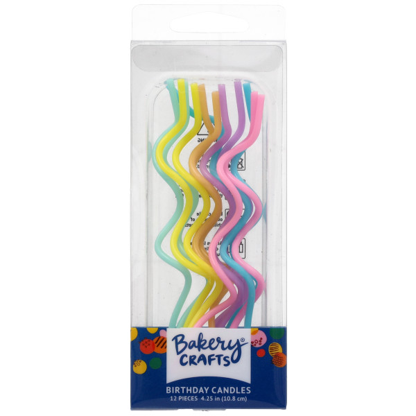 Twist Pastel Shaped Candles
