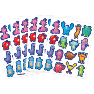 Monsters Stickers, Pack of 96