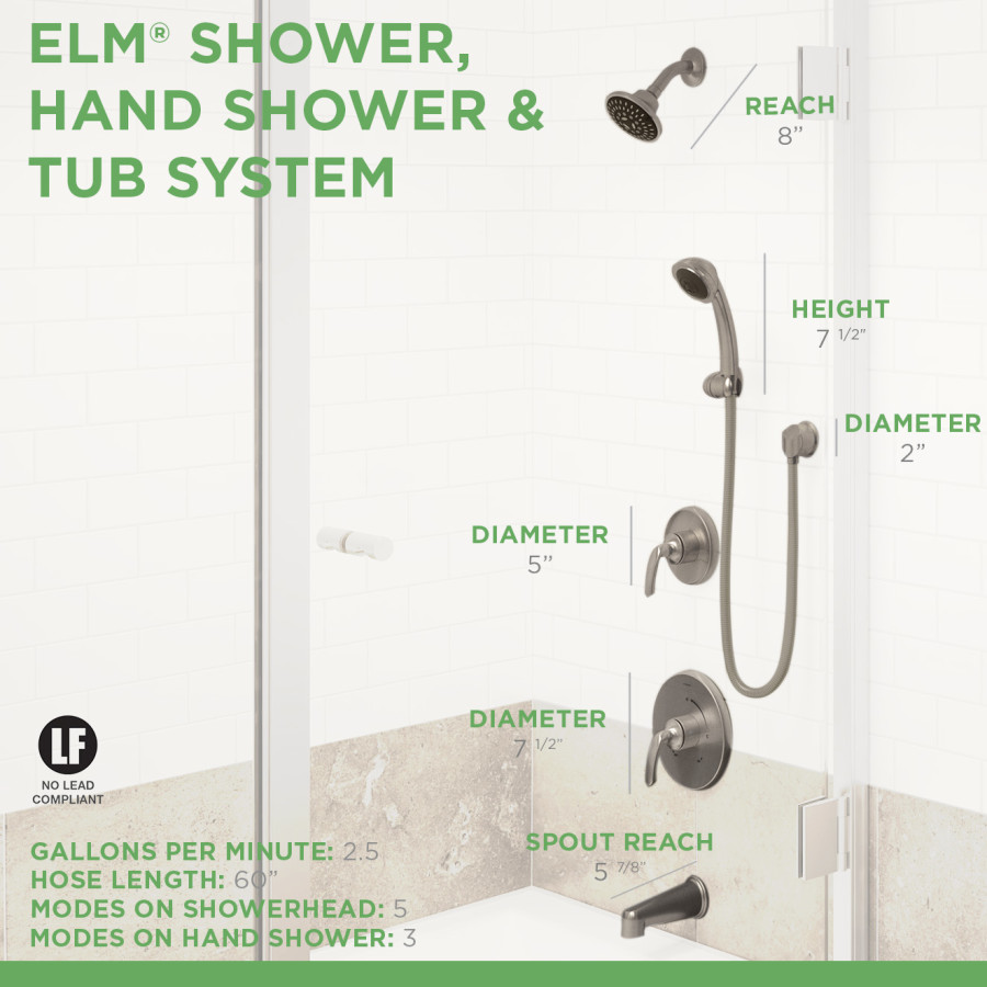 Elm Tub/Shower System Symmons