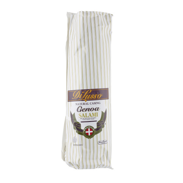 DI LUSSO(r) Genoa Salami, 2 pc . C1CB - Front Center Inner Pack (Hi Res)