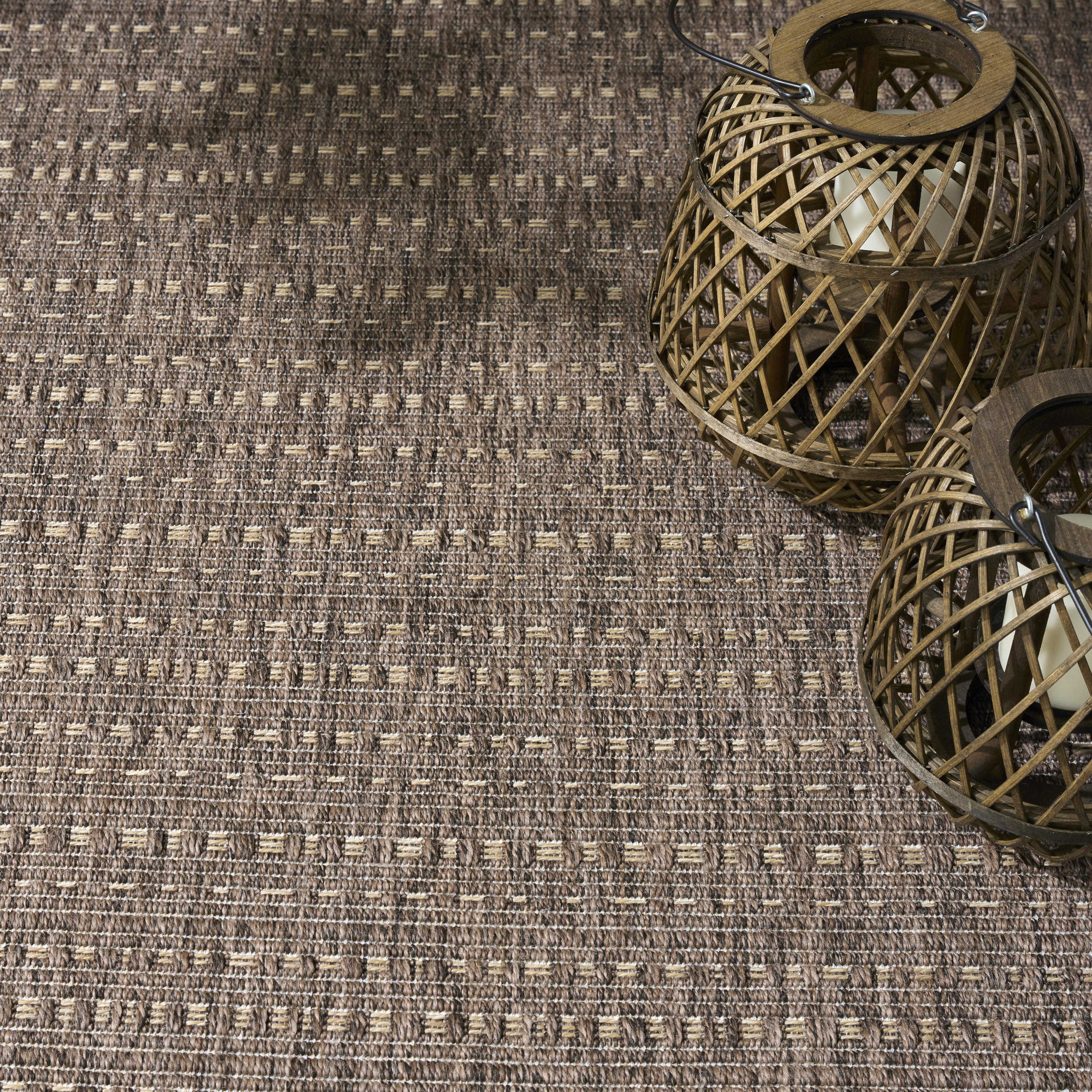 Nourison Tulum 8' x 10' Brown Outdoor Rug