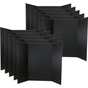 1 Ply Project Board, Black, 36" x 48", Bulk Pack of 10