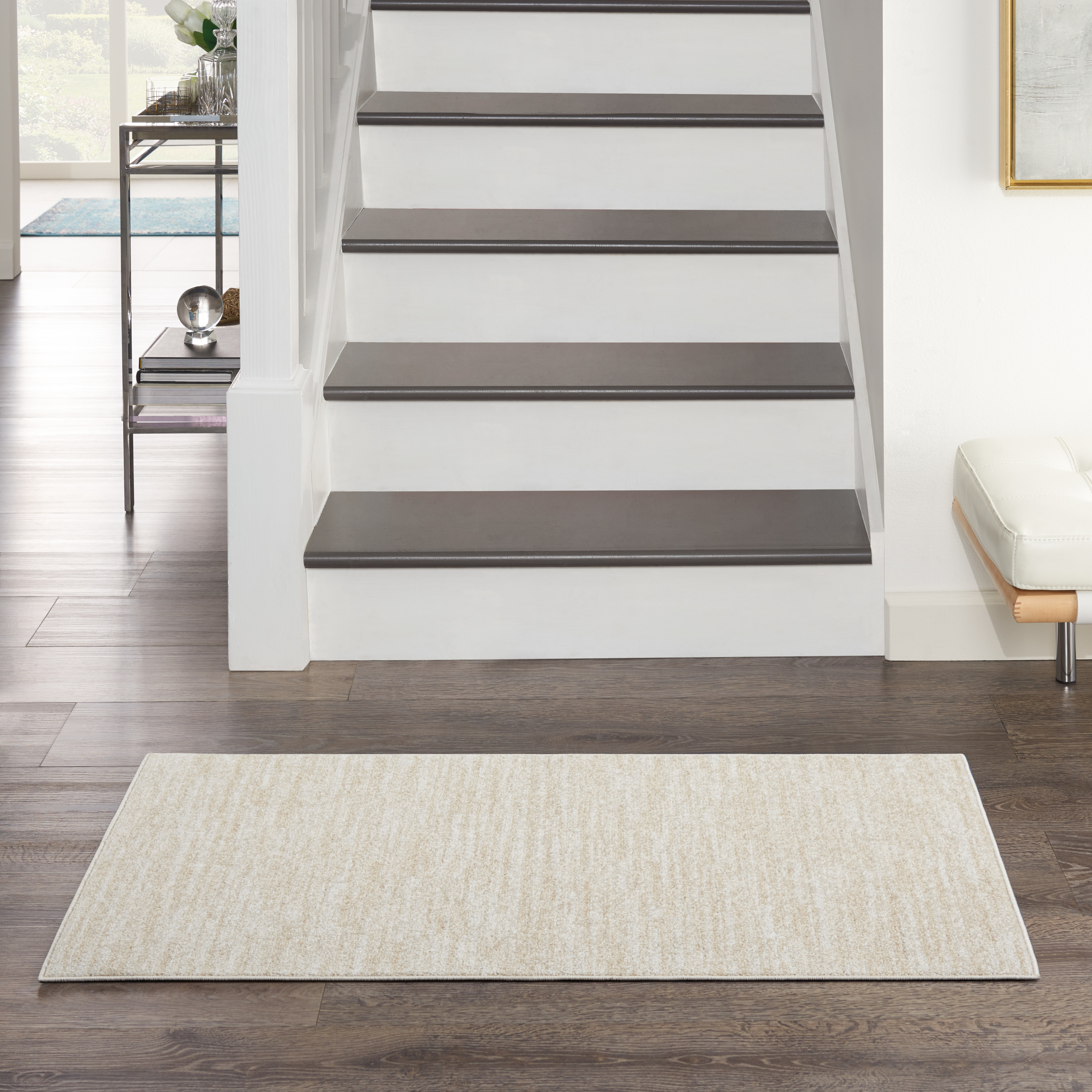 Nourison Nourison Essentials 2' x 4' Ivory Beige Outdoor Rug