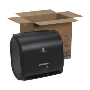 Georgia Pacific, enMotion Impulse, Electronic Roll Towel Dispenser, Black
