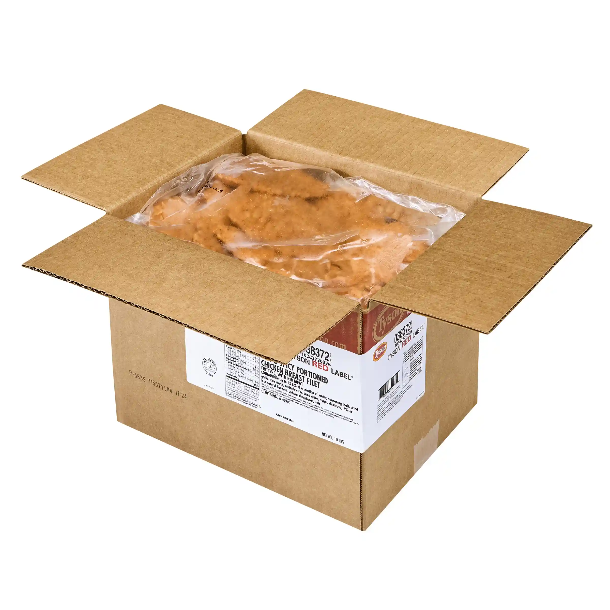 Tyson Red Label® Uncooked Hot & Spicy Select Cut Chicken Breast Filet Fritters, 4 oz. _image_4