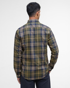 Edgar Tailored Long-Sleeved Shirt Olive