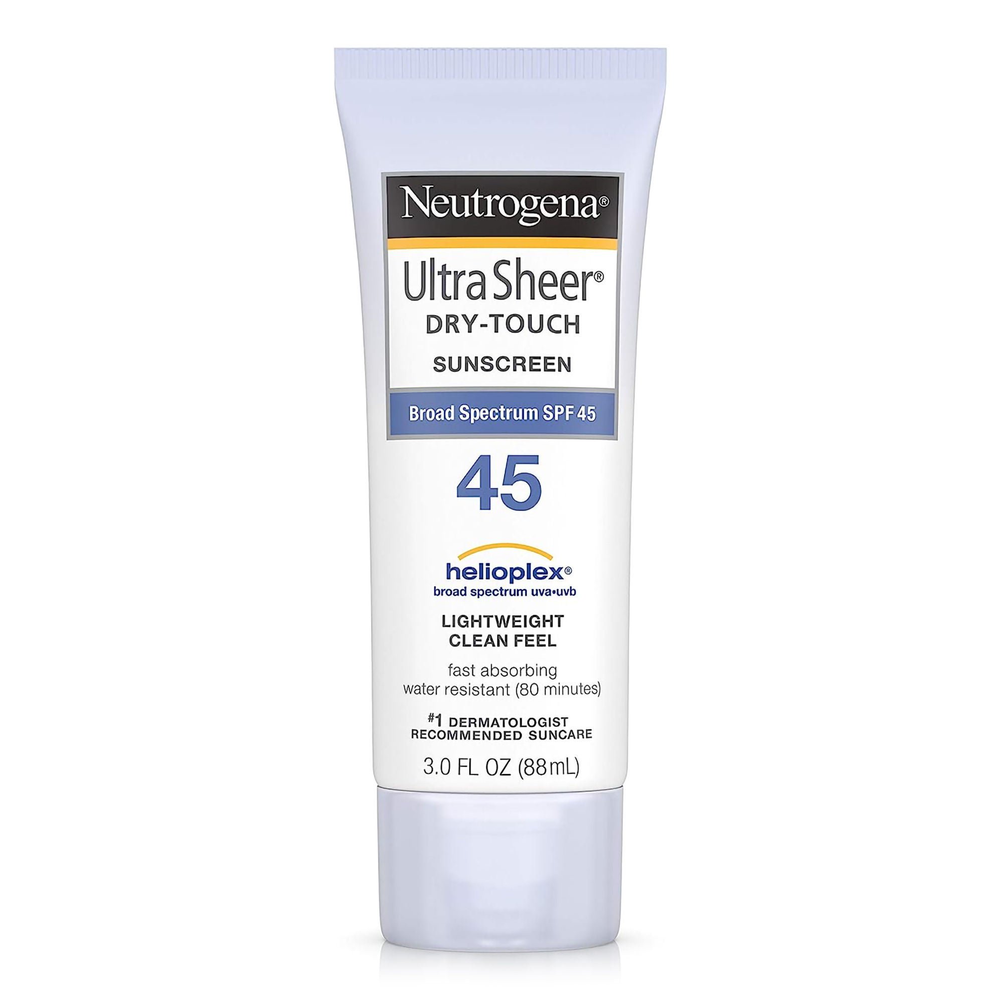 Neutrogena® Ultra Sheer Dry-Touch Sunscreen SPF 45, 3-ounce Tube