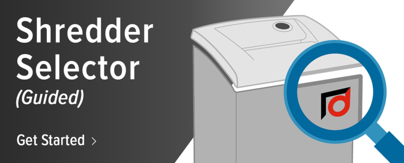 This guide asks specific questions to generate a select few shredders to best suit your application.