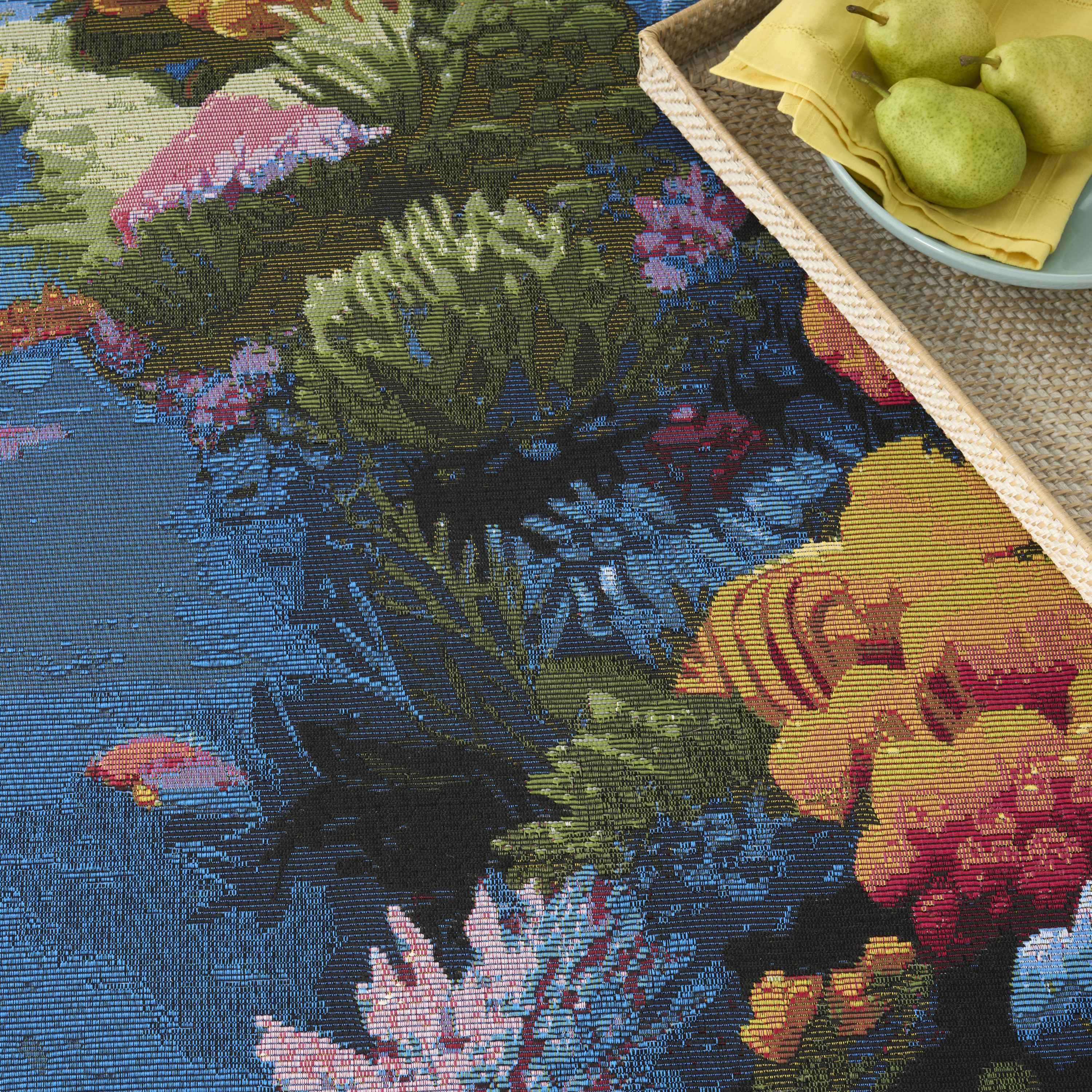 Nourison Color Splash 7'10" x 9'10" Multicolor Coastal, Nautical & Beach Rug