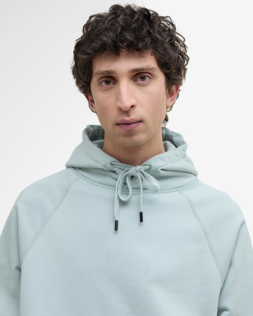 Barbour x NOAH Hoodie Ice Blue