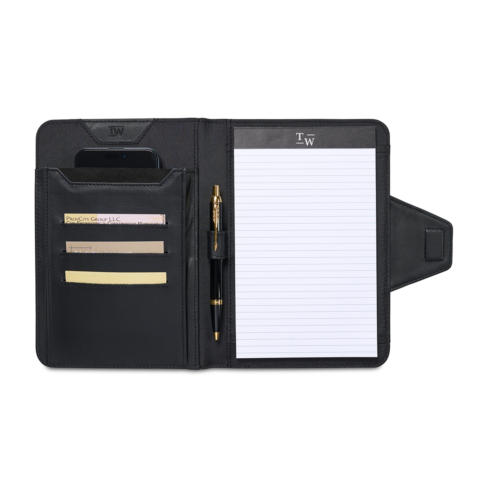 Travis & Wells® Envoy Junior Magnet Close Padfolio-Travis &#38; Wells