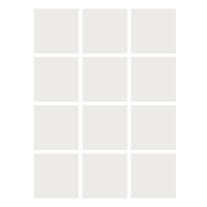 Dry Erase Stickables with Dry Erase Marker, White, 5" x 5", 12 Per Pack, 4 Packs