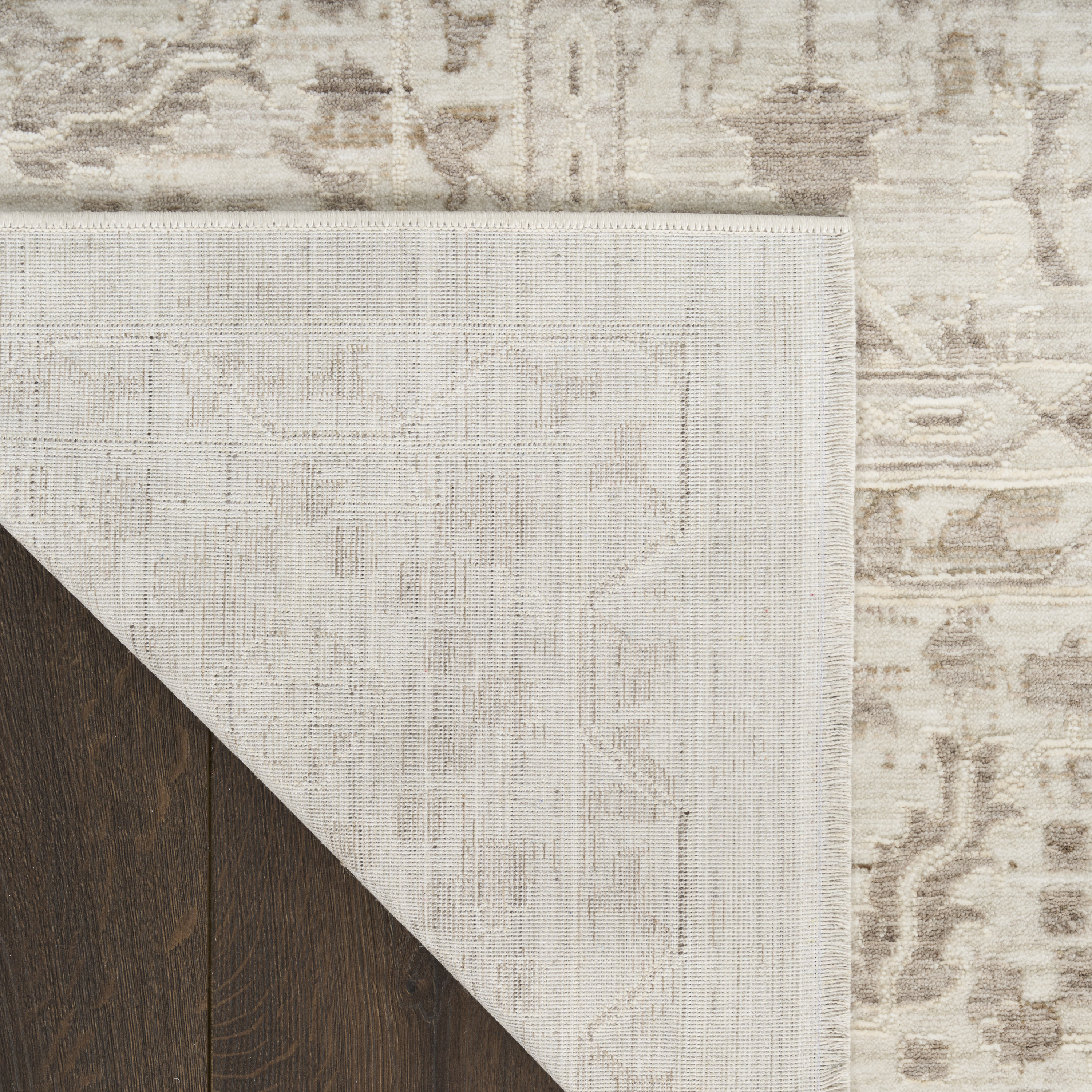 Nourison Shadows 9' x 12' Ivory Grey Vintage Indoor Rug