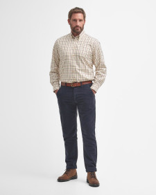 Sporting Regular Long-Sleeved Shirt Red-Khaki