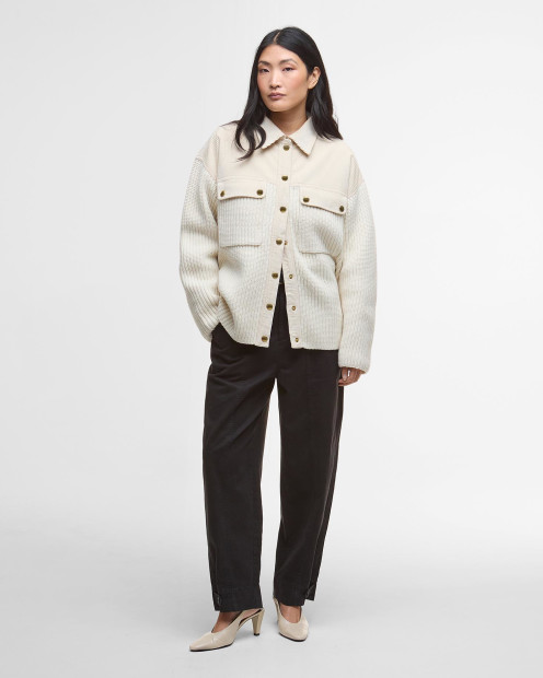 Maxine Knitted Overshirt Birch