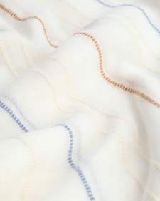 Erica Striped Scarf Breeze Blue/Cloud
