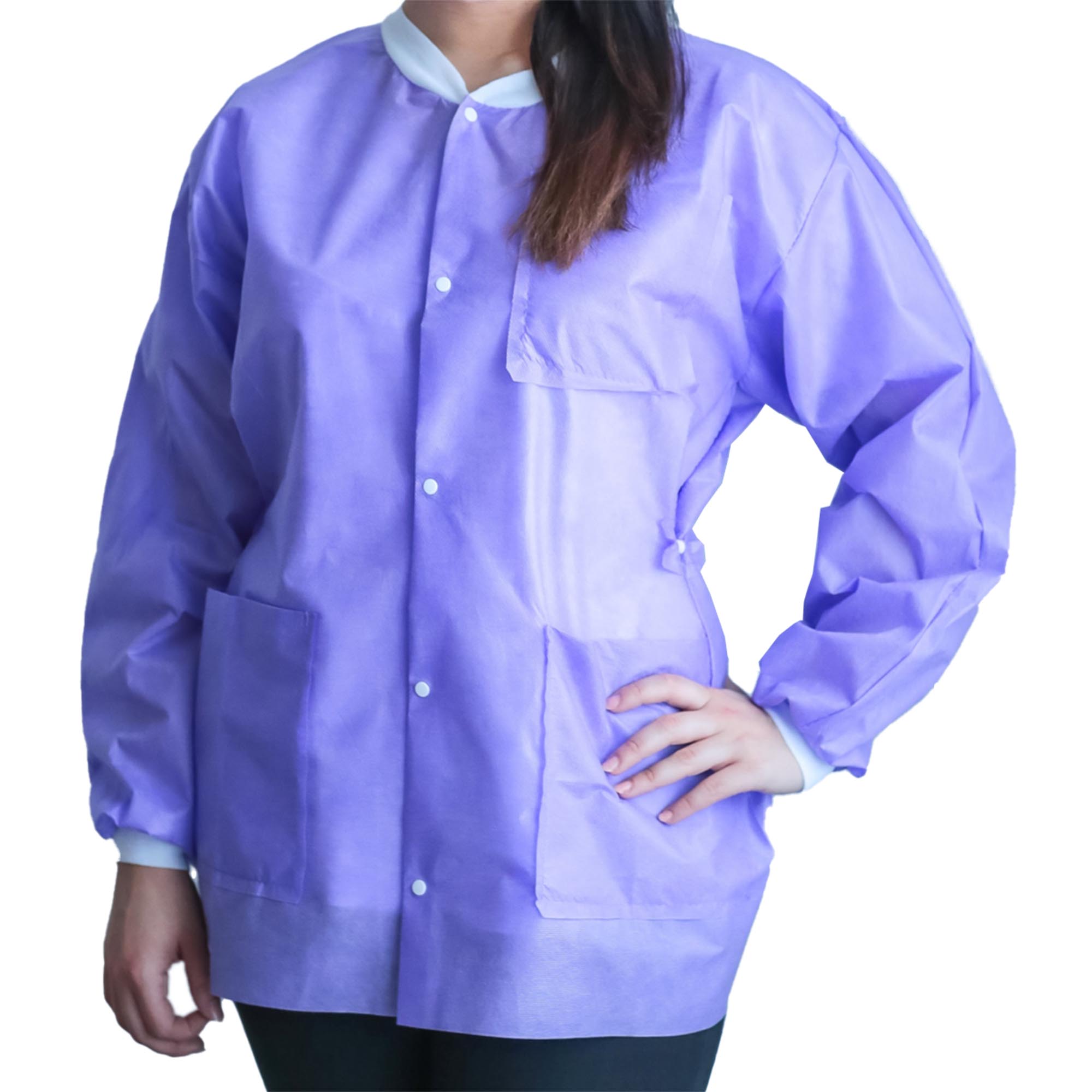 FitMe™ Lab Jacket, Purple, Medium