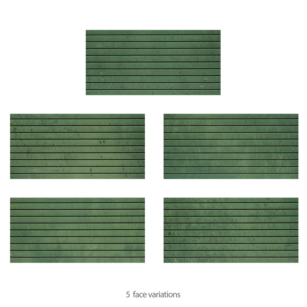 Capri Strata Oliva 6-7/8 in. x 14 in. Porcelain Floor and Wall Tile