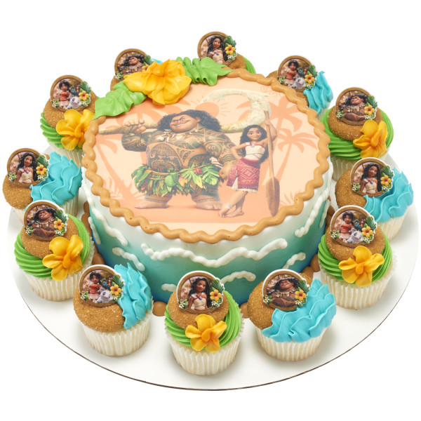 Disney's Moana 2 Moana and Maui PhotoCake® Edible Image®