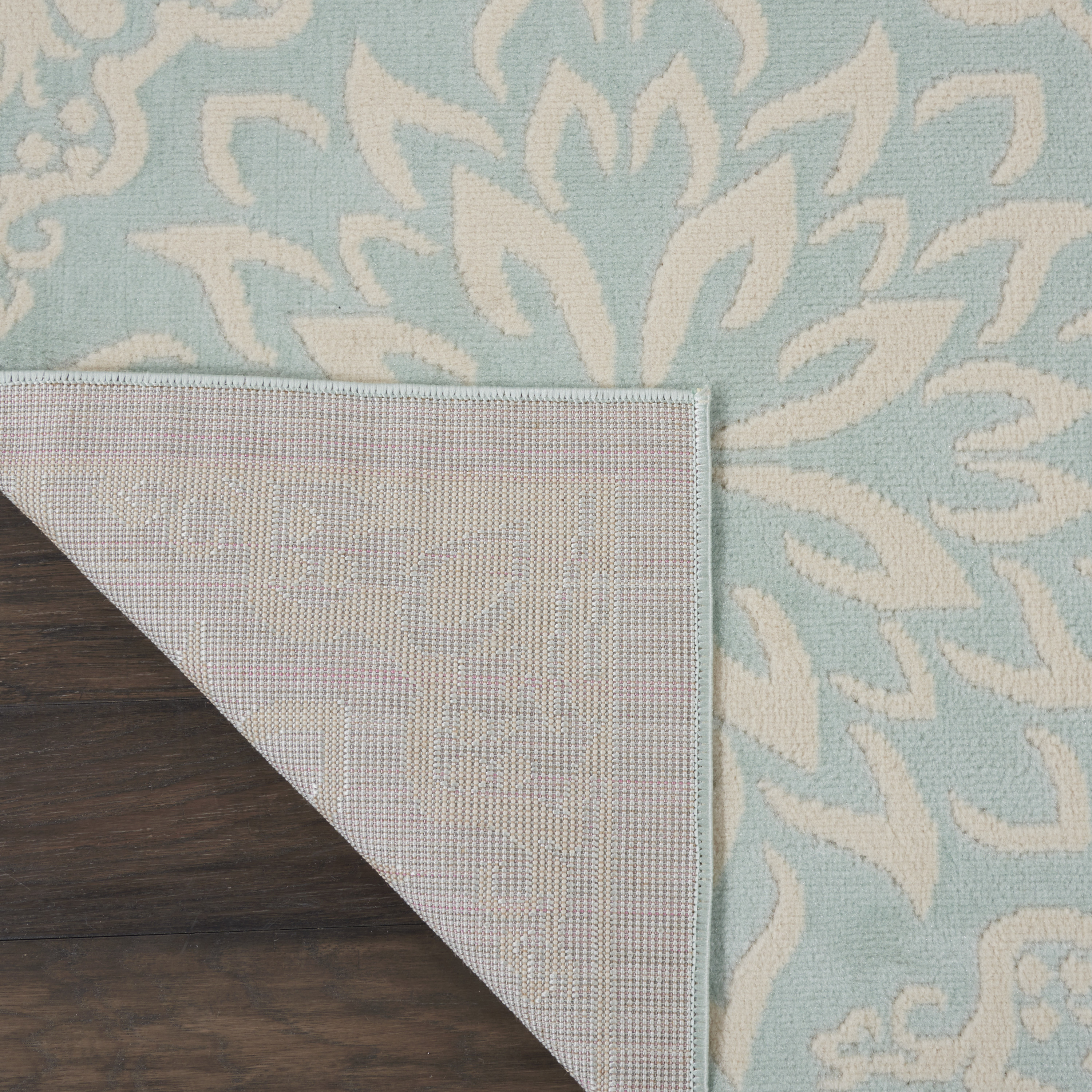 Nourison Jubilant 7'10" x 9'10" Ivory Green Farmhouse Indoor Rug