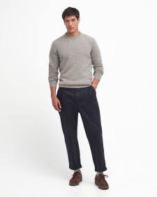 Essential Crew-Neck Jumper Stone
