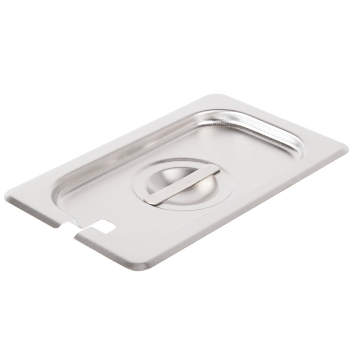Ninth-size Super Pan V® slotted stainless steel cover