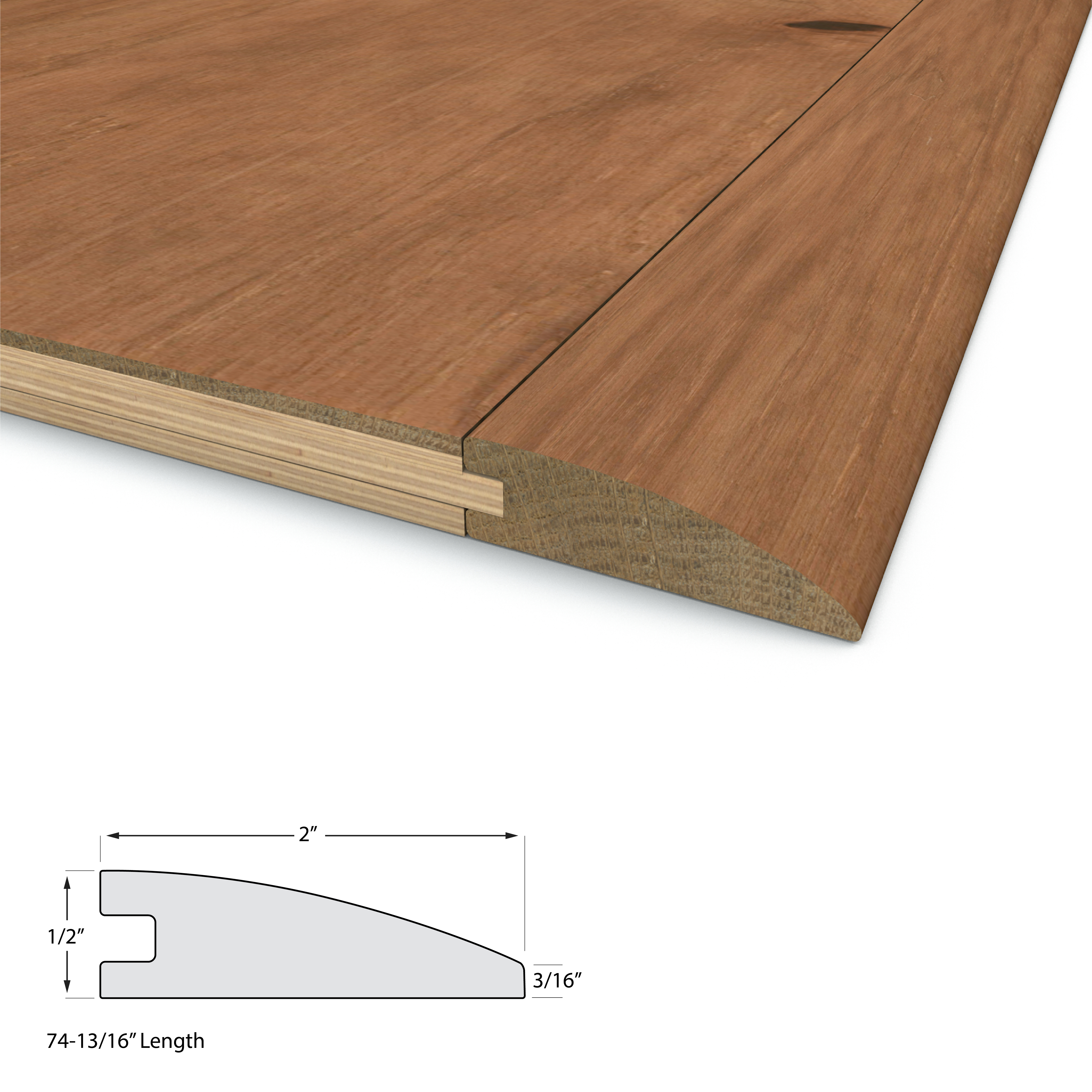 Cured Hickory Varietals Flush Reducer view 2